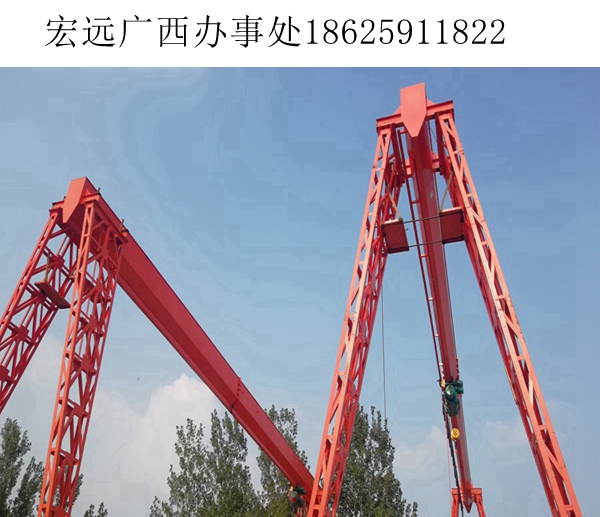 龍門吊載荷和操作限制