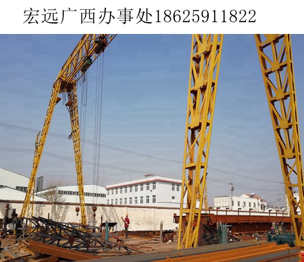 單梁龍門吊的安裝與調試要點